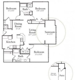 3 beds, 2 baths, 1,411 sqft, $1,781