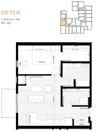 1 bed, 1 bath, 691 sqft, $1,711