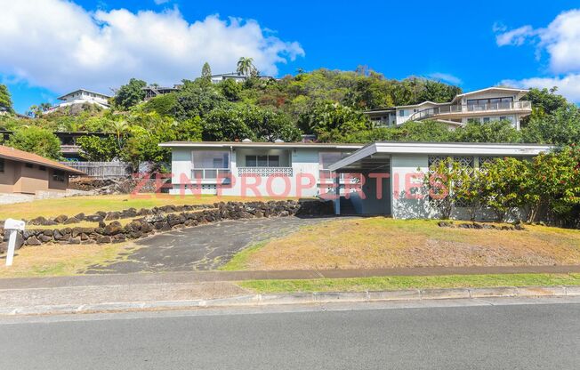 Lower Waialae Iki 3 Bedroom, 2 Bath Single Family Home