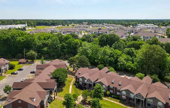 Villas at Germantown Aerial