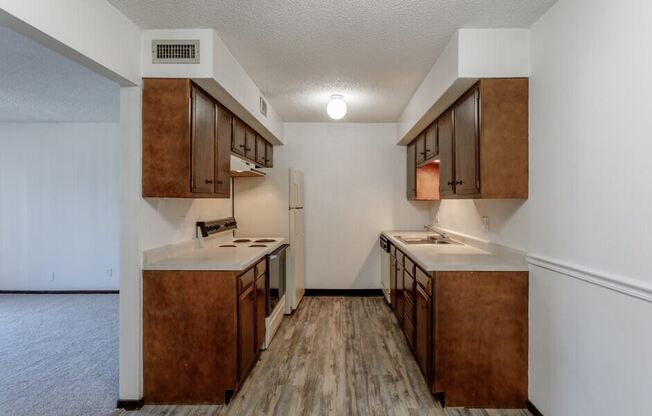 kitchen with cabinets in topeka kansas