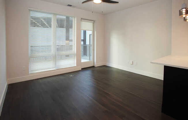 Living Room with Hard Surface Flooring