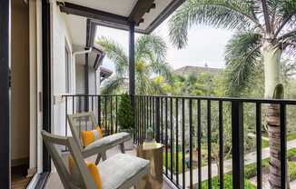 Balcony at Azura Luxury Apartments in Kendall, FL