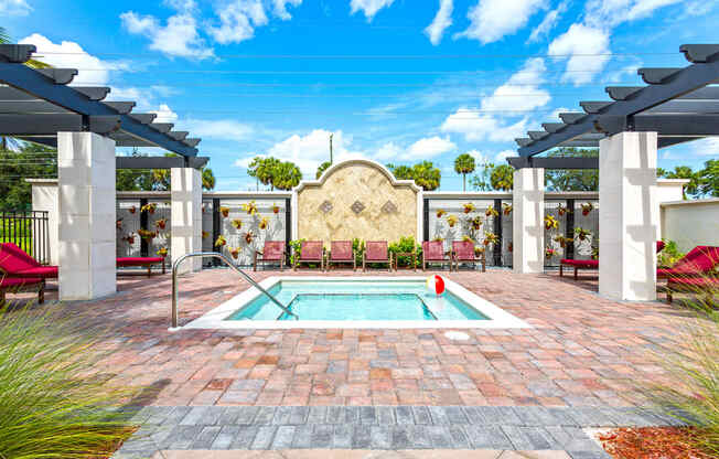 Hot Tub at Orchid Run Apartments in Naples, FL