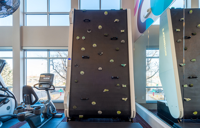 A truly unique climbing apparatus in our fitness studio