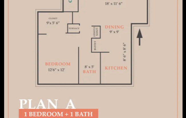 1 bed, 1 bath, 630 sqft, $2,035, Unit 22