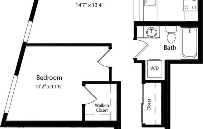 1 bed, 1 bath, 736 sqft, $2,794, Unit 650