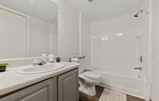 Experience luxury in this elegantly designed bathroom with modern finishes and a serene ambiance.