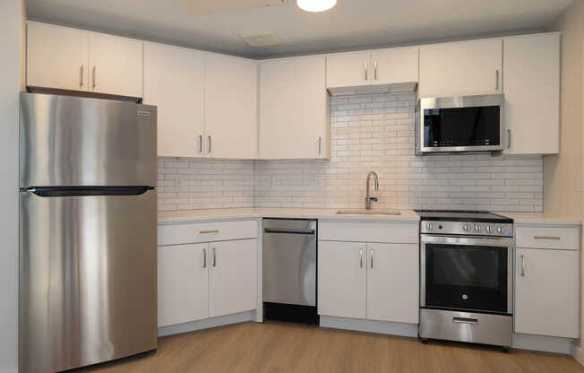 Kitchen with Stainless Steel Appliances