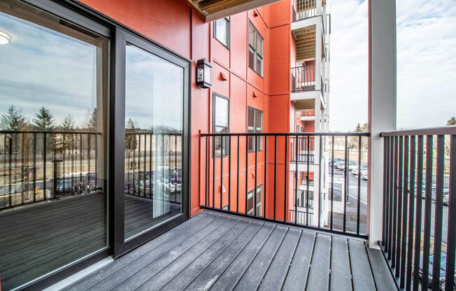 Private Balcony or Patio at Latitude at South Portland, Maine