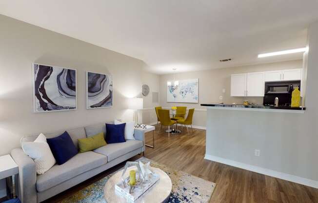 Open Concept Layout at Montclair Apartments, Silver Spring, Maryland