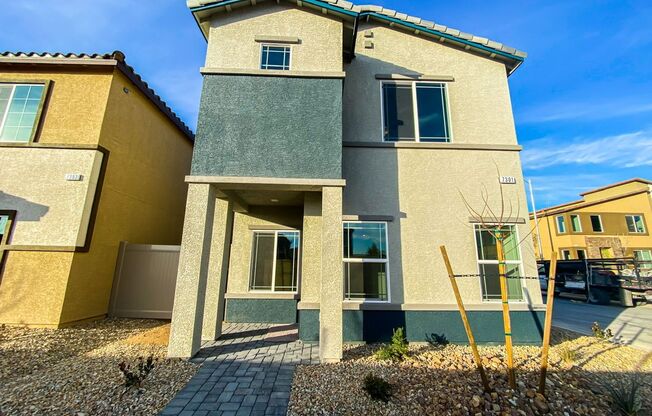 GATED 3 BED 2 BATH 2 CAR GARAGE SINGLE FAMILY HOUSE WITH LOFT & PRIVATE YARD LOCATED IN NLV