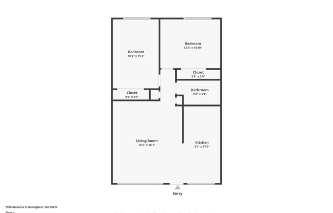 2 beds, 1 bath, $1,500, Unit #1