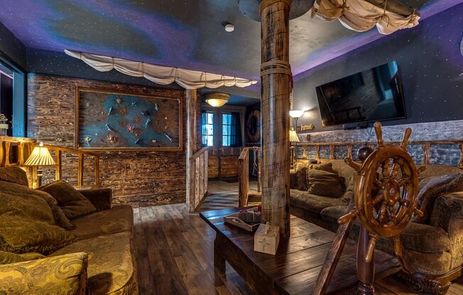 A truly one-of-a-kind pirate themed home that brings creativity and fun to life!