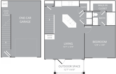 1 bed, 1 bath, 750 sqft, $1,152