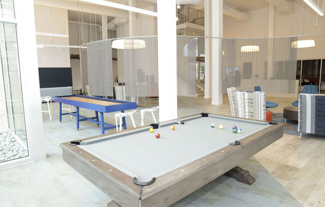 Billiards at The Whit Apartments, Indianapolis, 46204