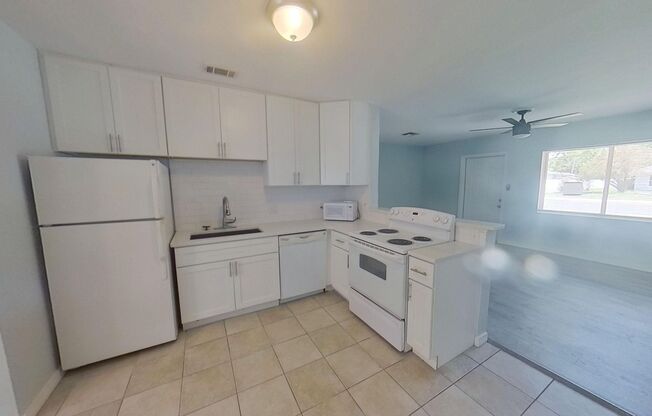 Freshly renovated 3/1