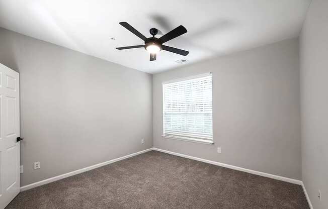 Large bedrooms with ceiling fan