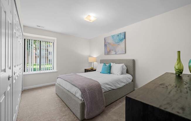 Spacious Bedroom at Lakeside Village Apartments Clinton Township MI