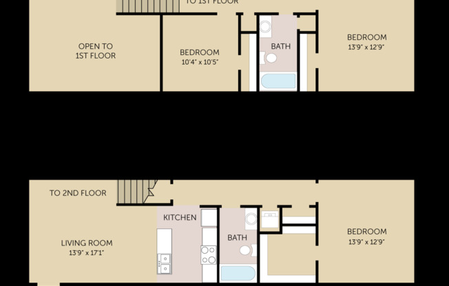 3 beds, 2 baths, 1,251 sqft, $1,600, Unit SW 111