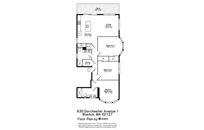 3 beds, 2 baths, 1,240 sqft, $4,300, Unit 3