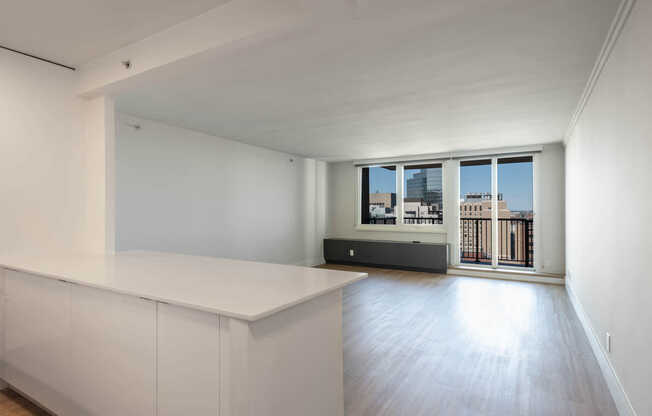 Living Room with Hard Surface Flooring