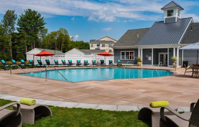 Resort Inspired Pool at East Main, Norton, MA