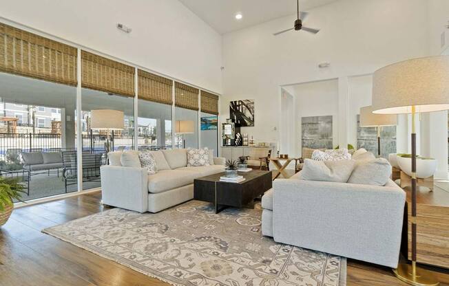 Sofas in living room at Reveal 54, Texas, 78626