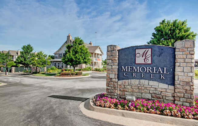 Memorial Creek Monument Sign