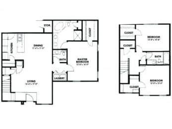 3 beds, 2.5 baths, 1,714 sqft, $1,815