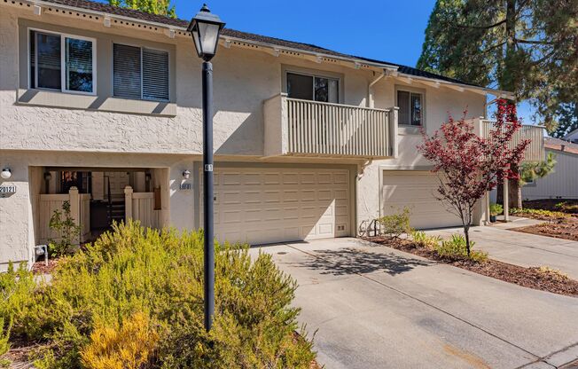 Cupertino 2 Bed, 2 Bath Townhouse with Attached Garage!