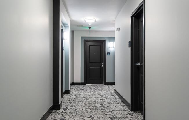 View of the hallway at One Wall St