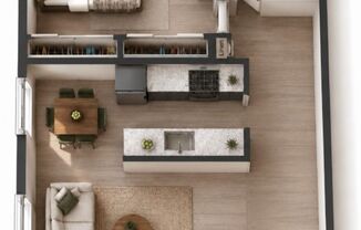 1 bed, 1 bath, 650 sqft, $1,300