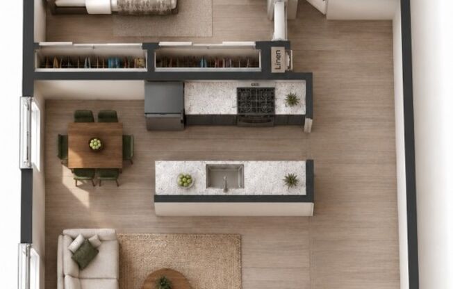 1 bed, 1 bath, 650 sqft, $1,195