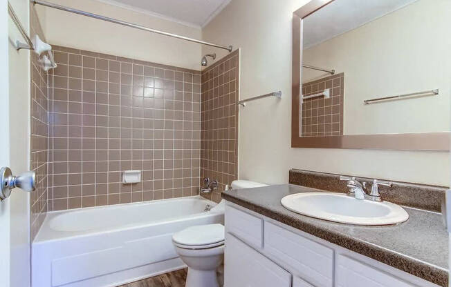 Bath at Canterbury Woods Apartments in Wilmington NC