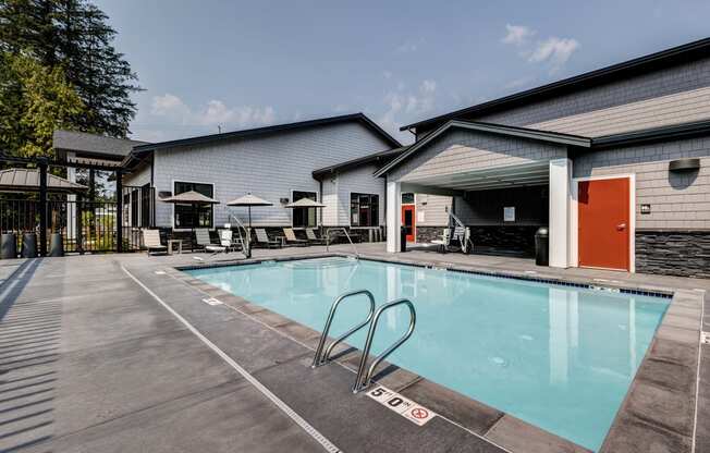 Outdoor Pool at Manor Way, Everett