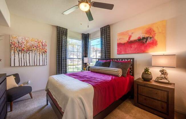 bedroom at Solana Ridge Apartments