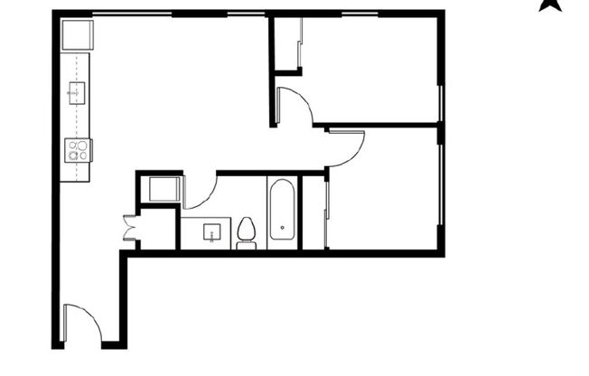 2 beds, 1 bath, 660 sqft, $2,525, Unit 308