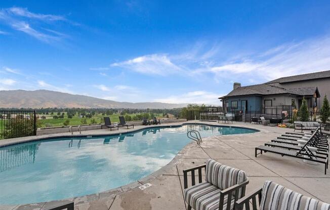 Pool area at Columbia Village, Boise, 83716