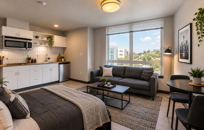 Studio, 1 bath, 260 sqft, $999, Unit 203 MFTE