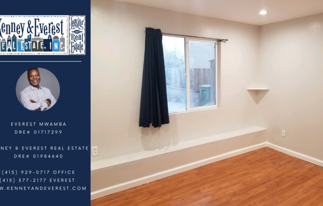OPEN HOUSE: Sunday (8/3) 12:00pm-12:15pm.Remodeled 1BR/1BA garden apartment in Central Sunset, Shared Laundry, Shared Yard (1817 23rd Avenue)