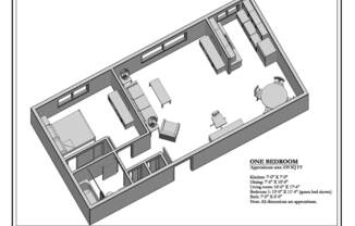 2 beds, 1 bath, 735 sqft, $1,385, Unit 995-18