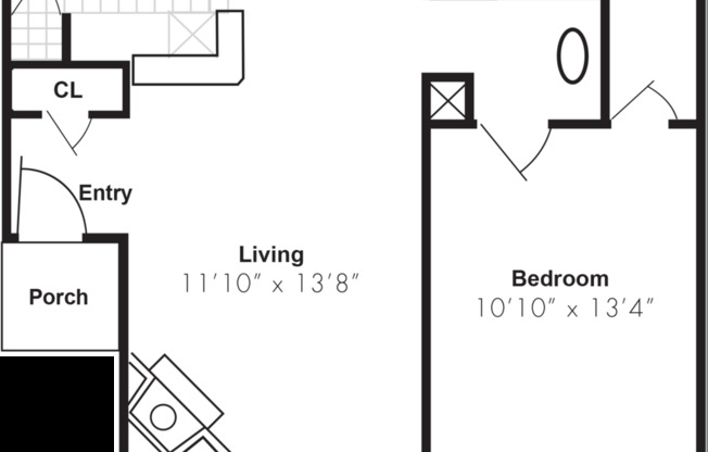 1 bed, 1 bath, 660 sqft, $1,184