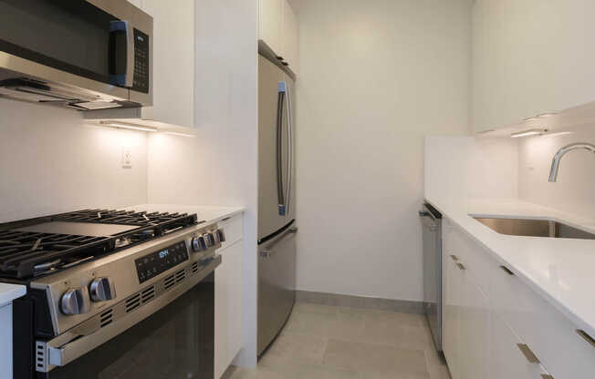 Kitchen with Stainless Steel Appliances