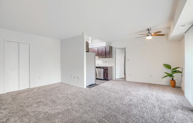 Camp Hill 1 Bedroom Living Room| Long Meadows Apartments in Camp Hill PA