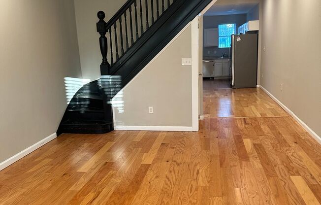 Newly Renovated, Spacious Home for Rent! Large Rooms with Beautiful Hardwood Flooring Throughout! W/D! Central Air! Fenced in Yard! Available Now!