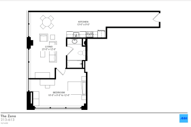1 bed, 1 bath, 771 sqft, $1,350