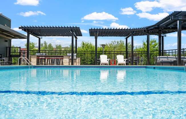 take a dip in our resort style swimming pool at TRIO @ Southbridge apartments