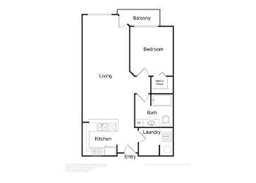 1 bed, 1 bath, 738 sqft, $1,959