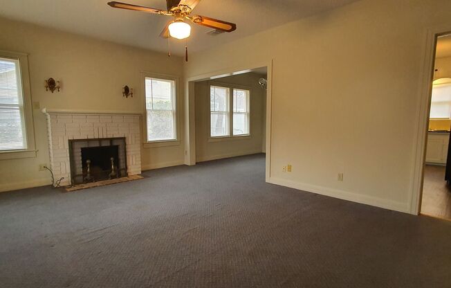 6 MONTH LEASE! Charming and Spacious 2 Bedroom 1 Bath Home!